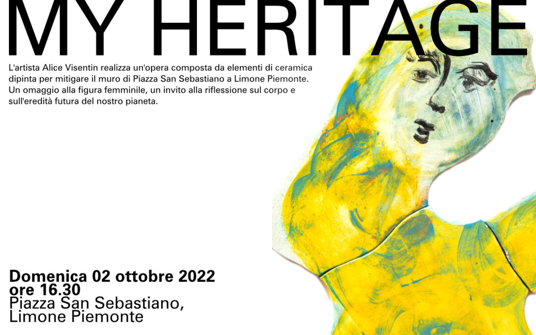 My Heritage. A Limone Piemonte un’opera di Alice Visentin